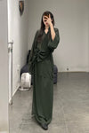 Samuel Gui Yang Folding Shirt AW22SH03-2 Ink green